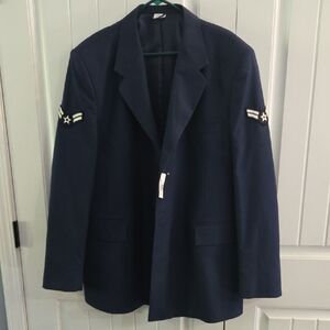 Navy Blue Military Jacket